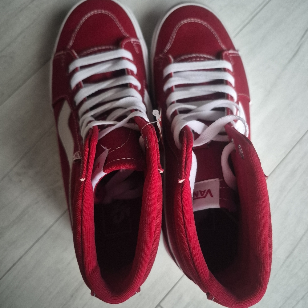 VANS NEW Sk8-Hi Tapered Platform Shoes - Picture 9 of 11